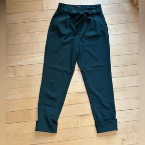 Dynamite Teal Bow-Tie Pants
